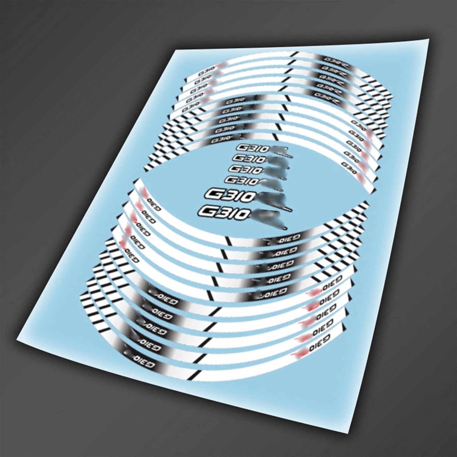 ステッカー オートバイアクセサリータイヤ防水ホイールロゴステッカー